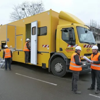 Véhicule ravitailleur base-vie Enrobé VI Gruau Le Mans
