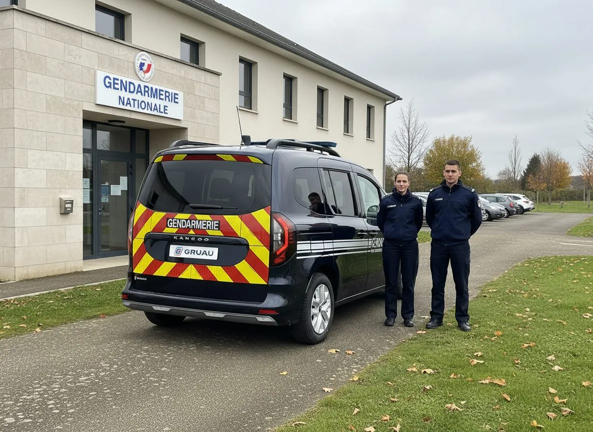 Décalcomanies Véhicules Services Publics 1:43 - Police, Gendarmerie, Douane | Maquette Neuf Fabrication France
