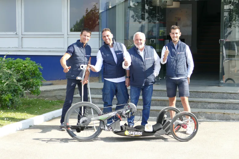 Gruau partenaire d'athlètes handisport