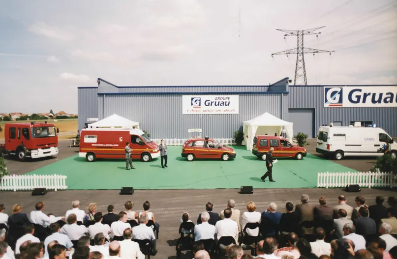 1998 Inauguration Gruau Lorraine Présentation des véhicules