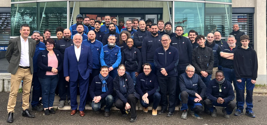 Equipe collaborateurs Gruau Lyon Lanéry