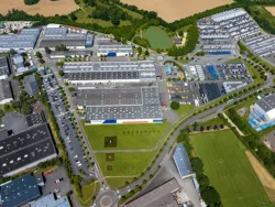 vue aérienne Gruau Laval