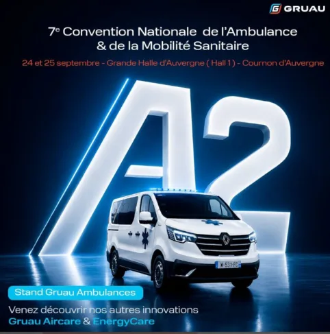 Gruau Ambulances à la 7ᵉ Convention Nationale de l’Ambulance