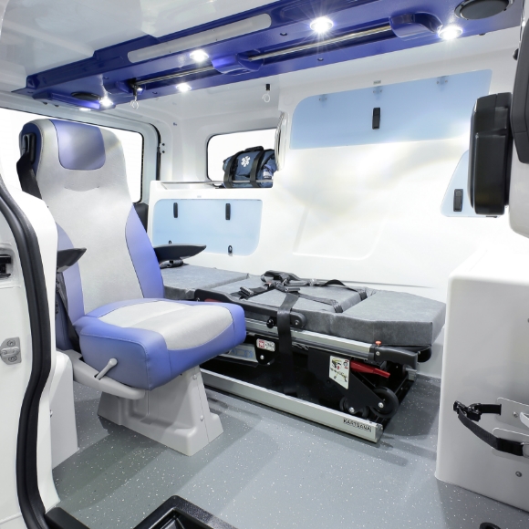 Photo véhicule ambulance intérieur